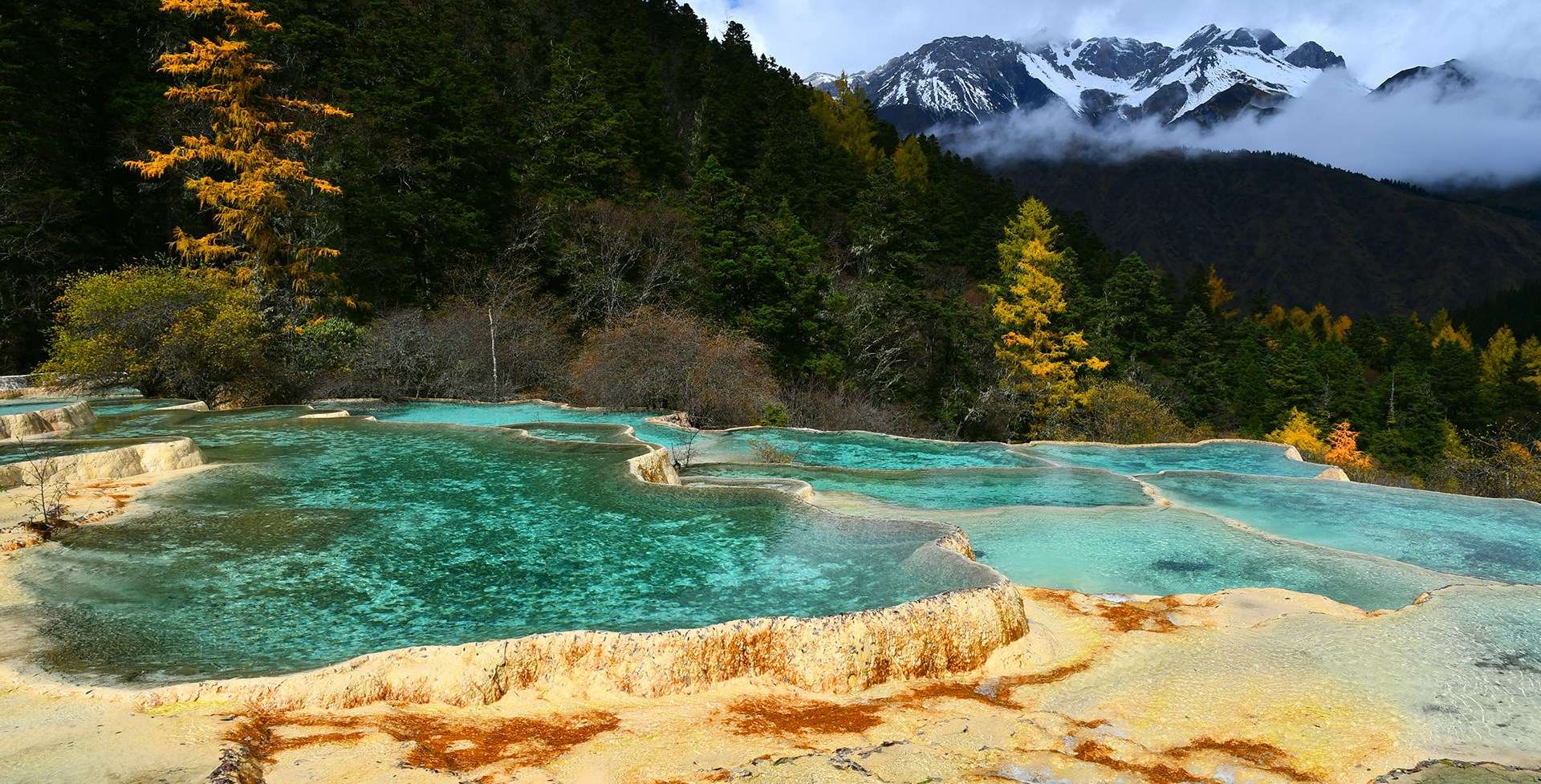 China Klassik mit Panda, Huanglong und Jiuzhaigou